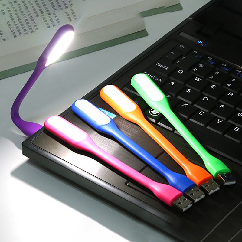 USB LED Book Light Flexible Foldable LED USB Reading Lamp DC 5V